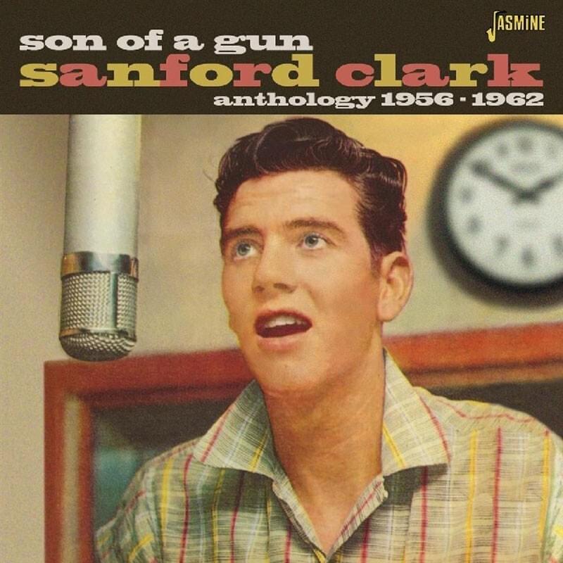 Album cover art for "Run Boy Run" by Sanford Clark