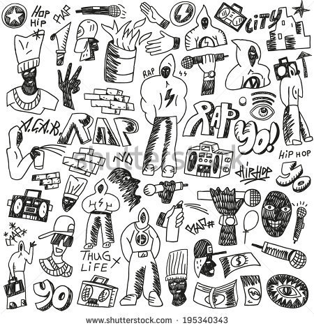 Lyric Doodle Page (Rap) by Lyric-dope