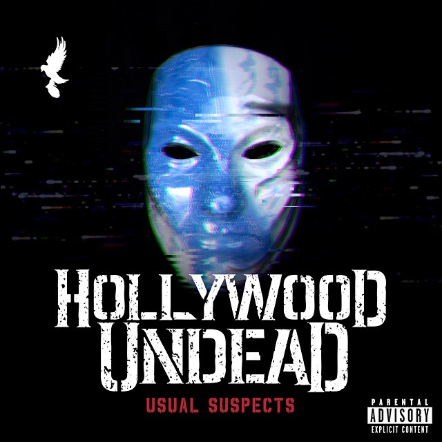 Album cover art for "Usual Suspects" by Hollywood Undead