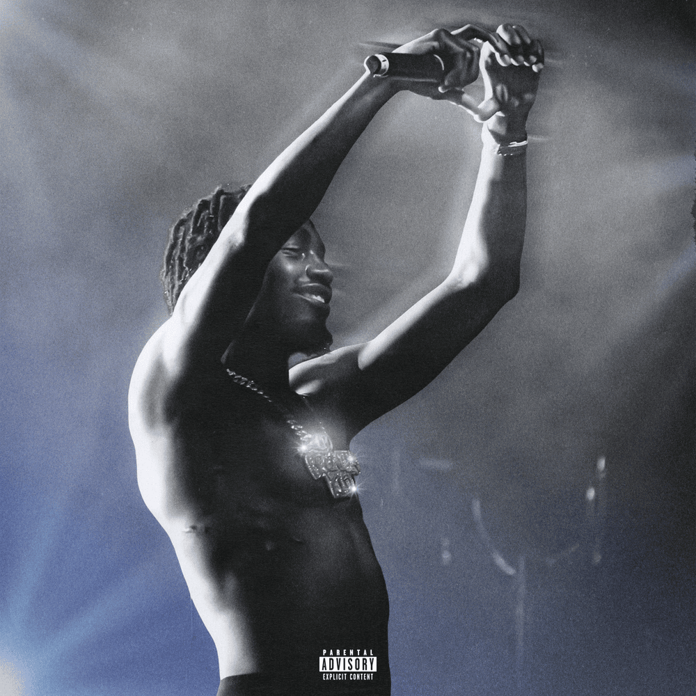 Album cover art for "BLACKMAIL" by Lil Tjay