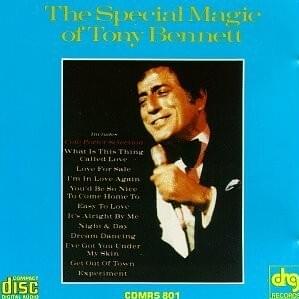 Album cover art for "Dream Dancing" by Tony Bennett