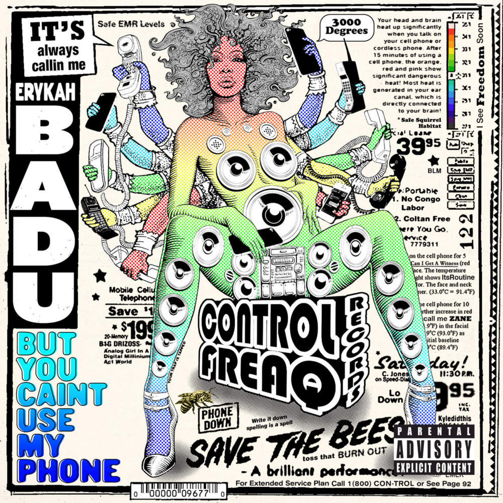 Album cover art for "I’ll Call U Back" by Erykah Badu