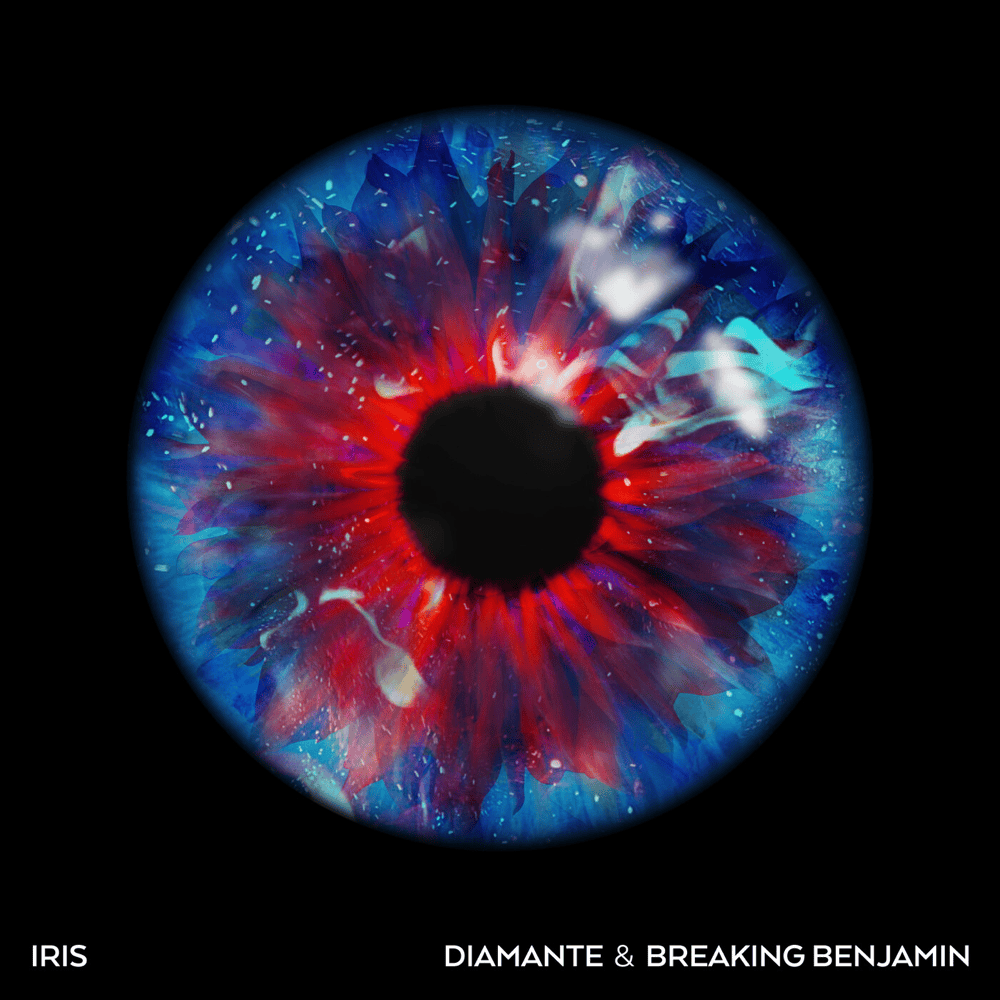 Album cover art for "Iris" by DIAMANTE & Breaking Benjamin