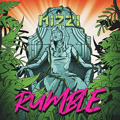 Album cover art for "RUMBLE" by Mizzi