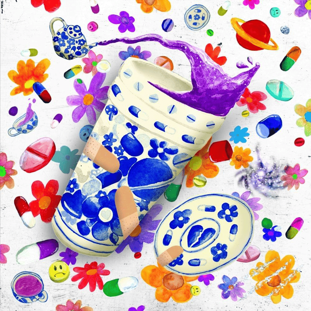 Album cover art for "Fine China" by Future