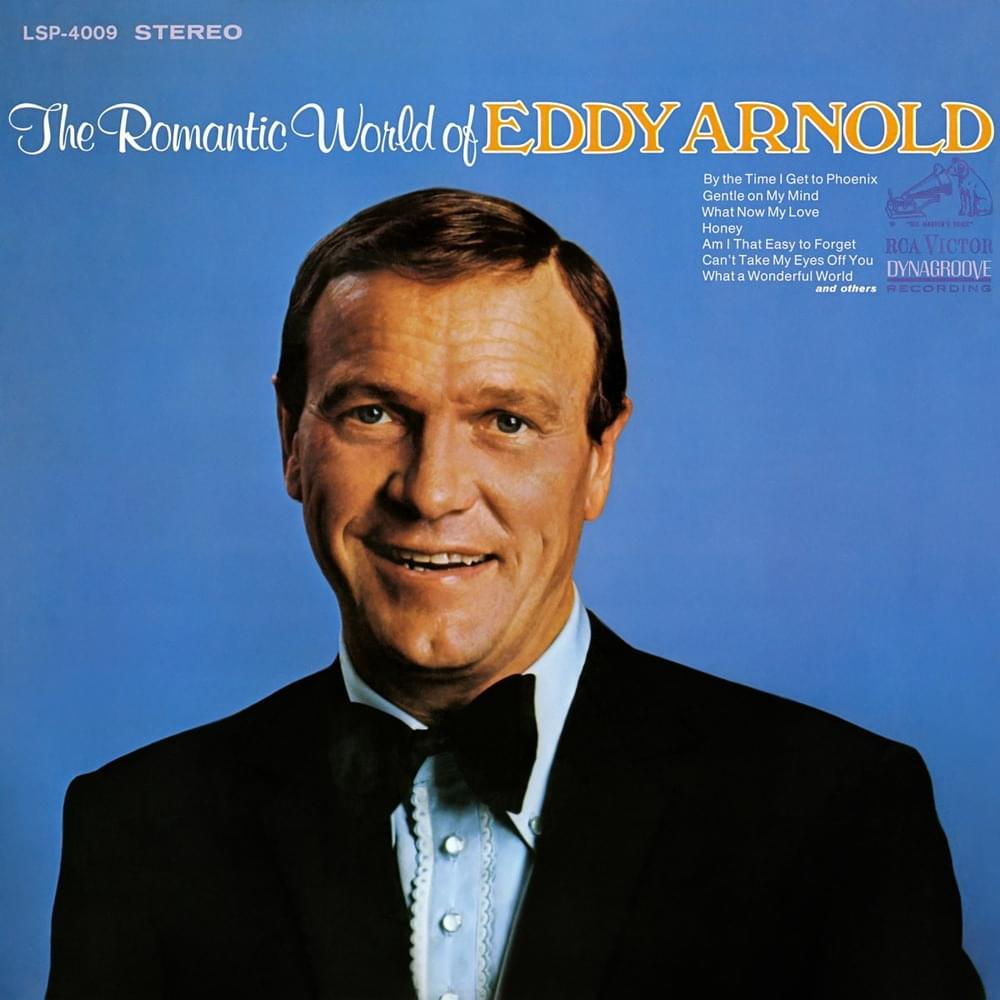 Album cover art for "Gentle On My Mind" by Eddy Arnold