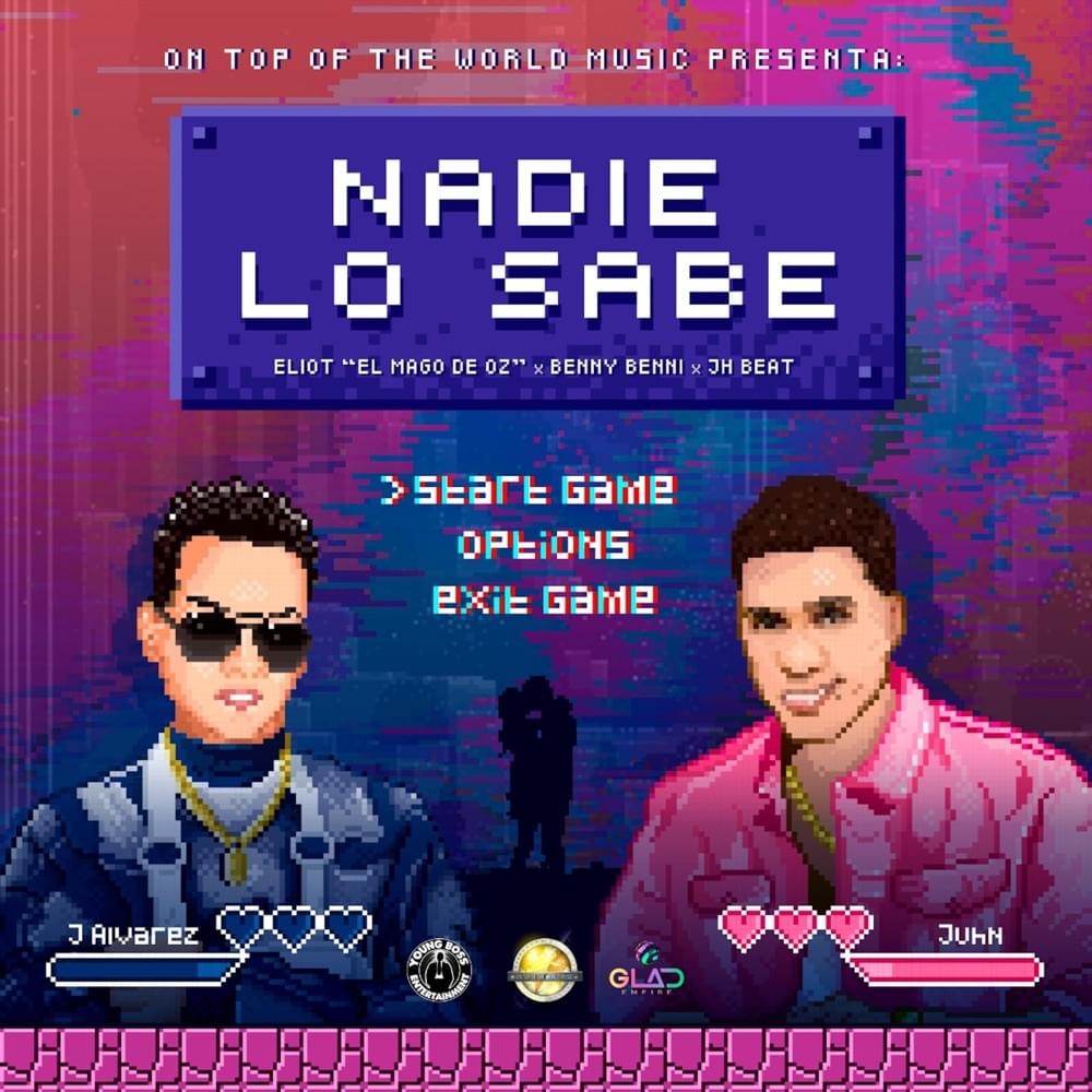 Album cover art for "Nadie Lo Sabe" by J Álvarez