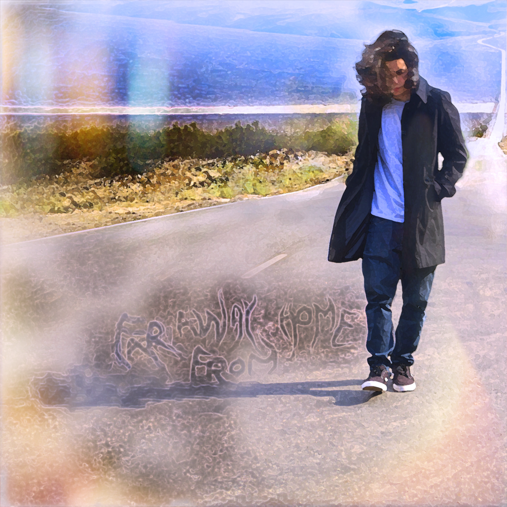Album cover art for "Far Away From Home" by Ez Mil