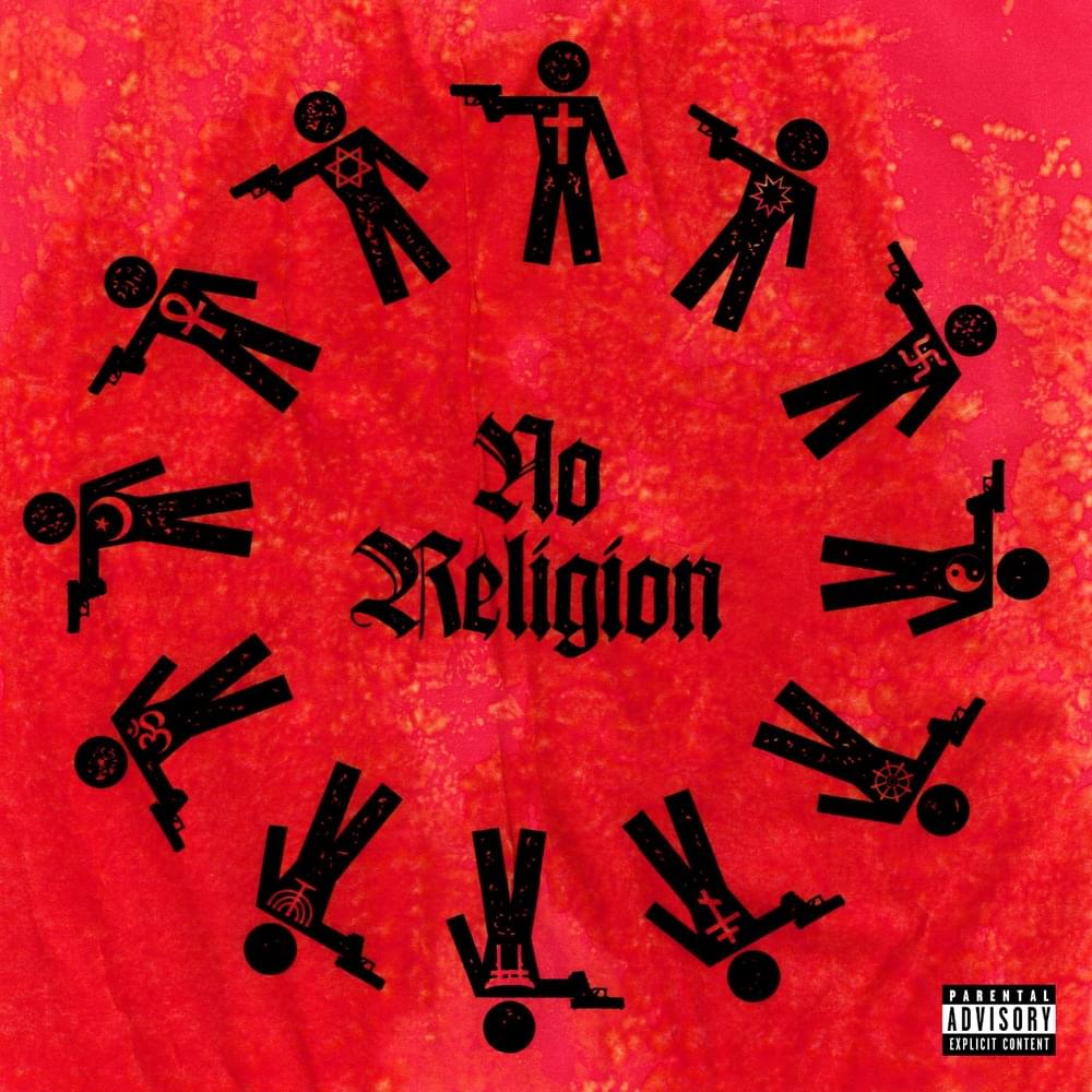 Album cover art for "NO RELIGION" by Jasiah
