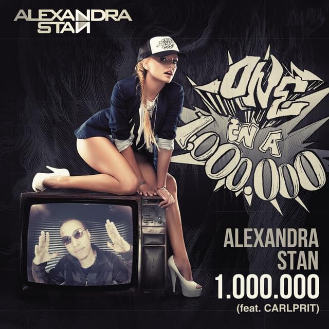 Album cover art for "1.000.000" by Alexandra Stan & Carlprit