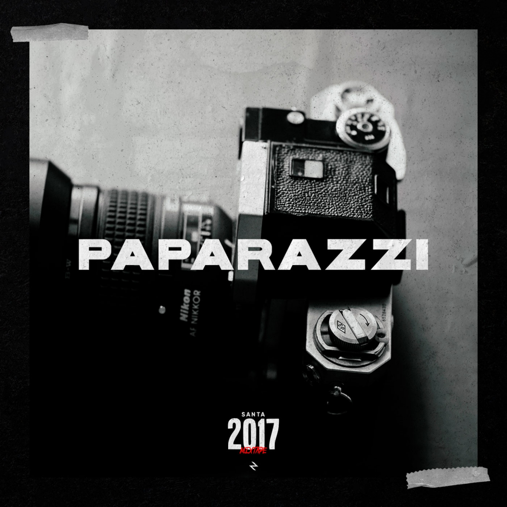 Album cover art for "Paparazzi - باباراتزي" by Ahmed Santa - أحمد سانتا