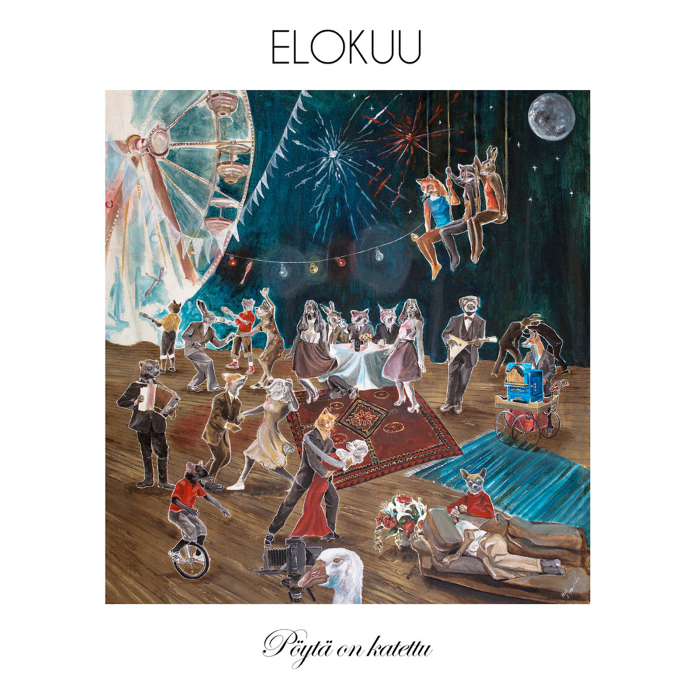 Album cover art for "Valvoo" by Elokuu