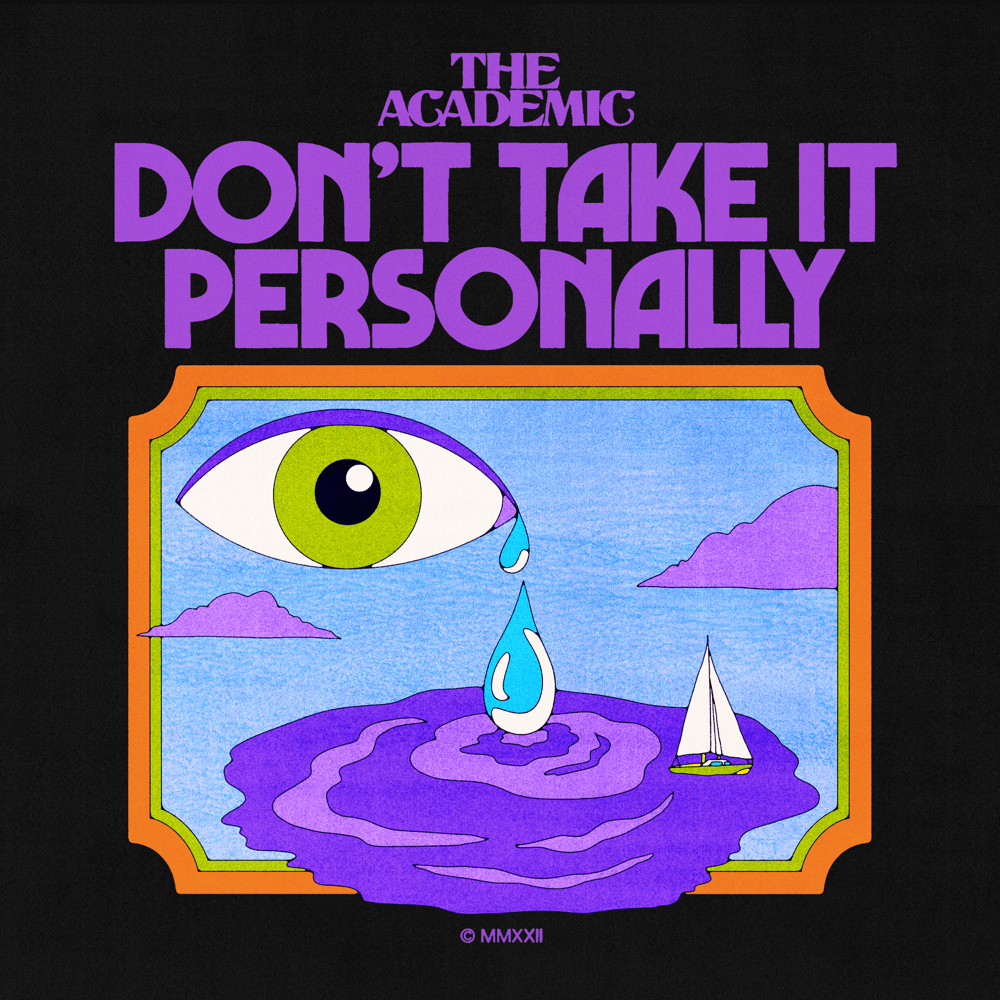 Album cover art for "Don’t Take It Personally" by The Academic