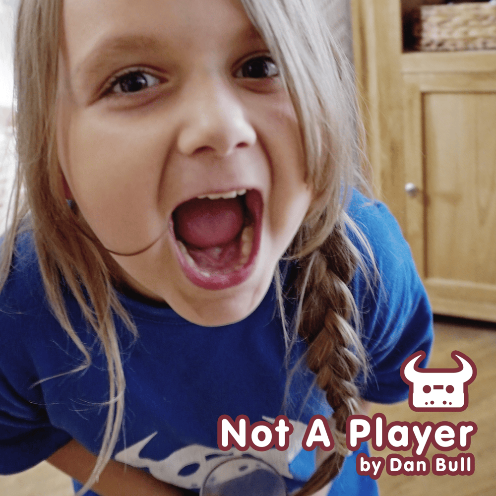 Album cover art for "Not A Player" by Dan Bull