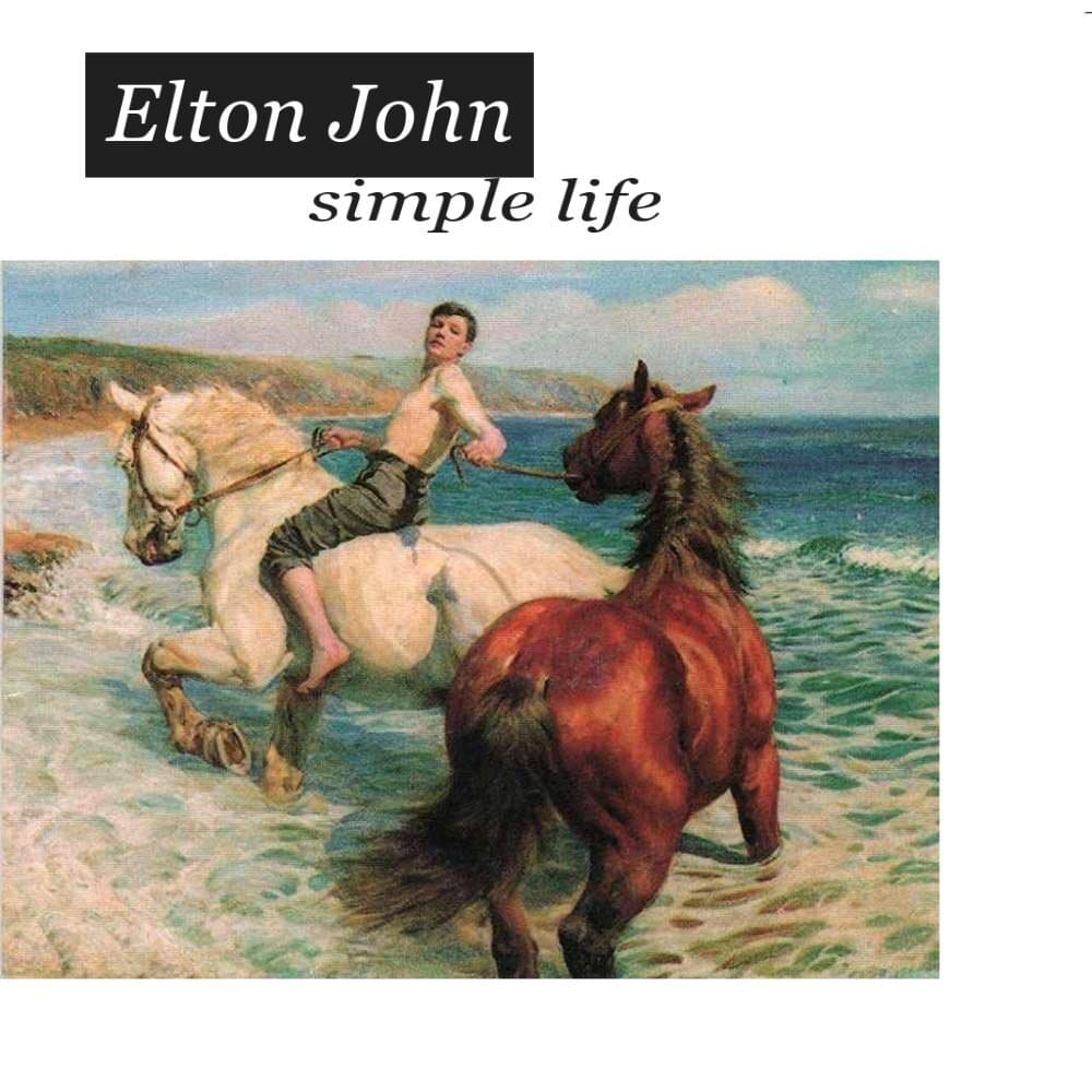 Album cover art for "Simple Life" by Elton John