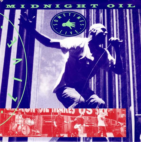 Album cover art for "Sometimes" by Midnight Oil