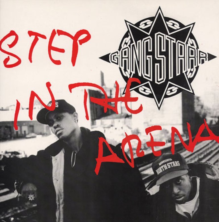 Album cover art for "Step in the Arena" by Gang Starr