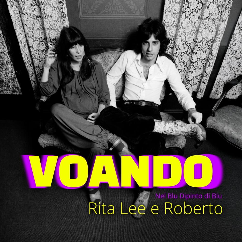 Album cover art for "Voando (Nel Blu Dipinto Di Blu)" by Rita Lee