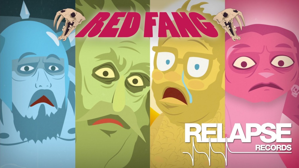 Album cover art for "Crows in Swine" by Red Fang
