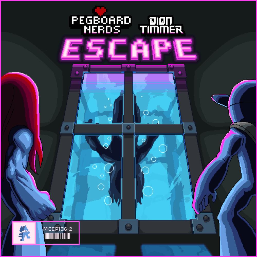 Album cover art for "Escape" by Pegboard Nerds