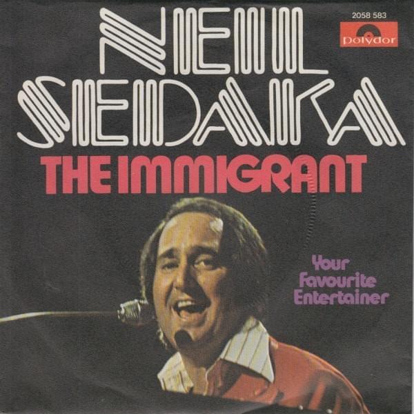 Album cover art for "The Immigrant" by Neil Sedaka