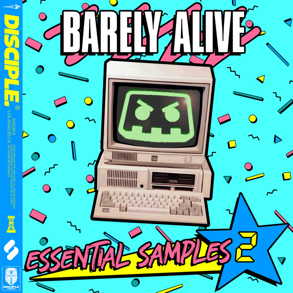 Album cover art for "Essential Samples Vol. 2 [Sample Pack Demo]" by BARELY ALIVE