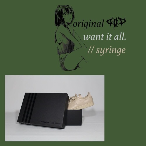 Album cover art for "Want It All" by Original God Archives & Sybyr