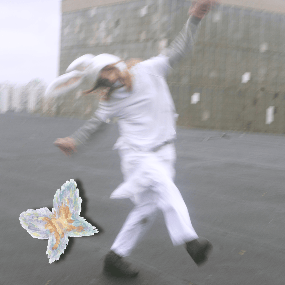Album cover art for "в этот раз (this time)" by мс улыбочка (mc ulibochka)