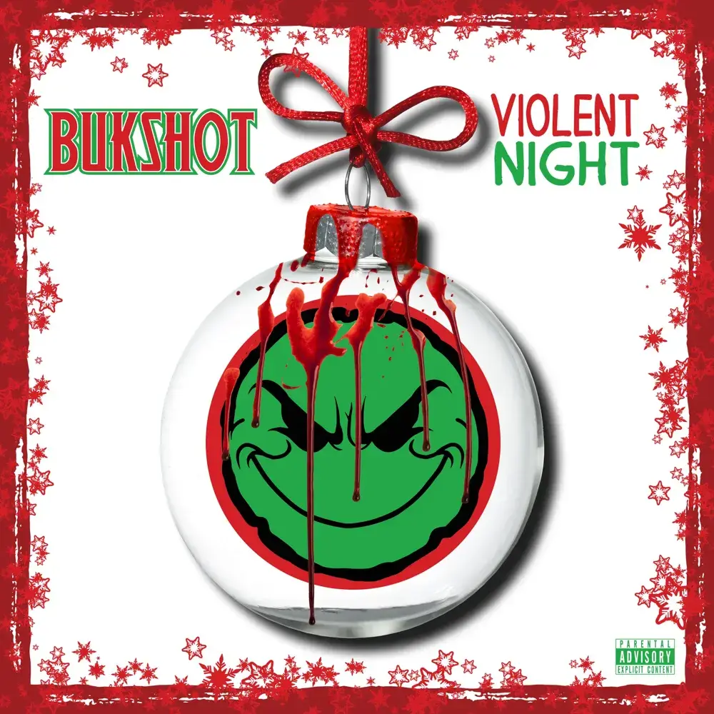 Album cover art for "Violent Night" by Bukshot & Alayna Whelan