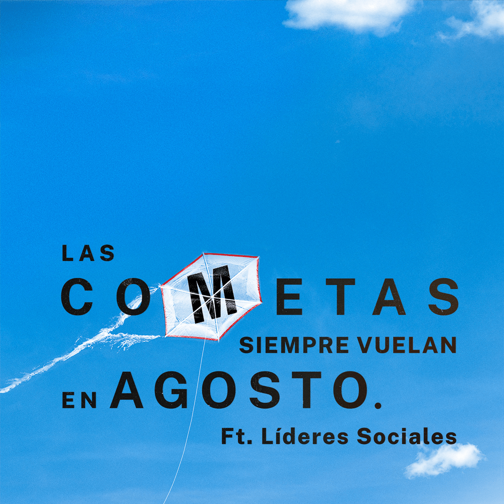 Album cover art for "Las Cometas Siempre Vuelan En Agosto" by Morat