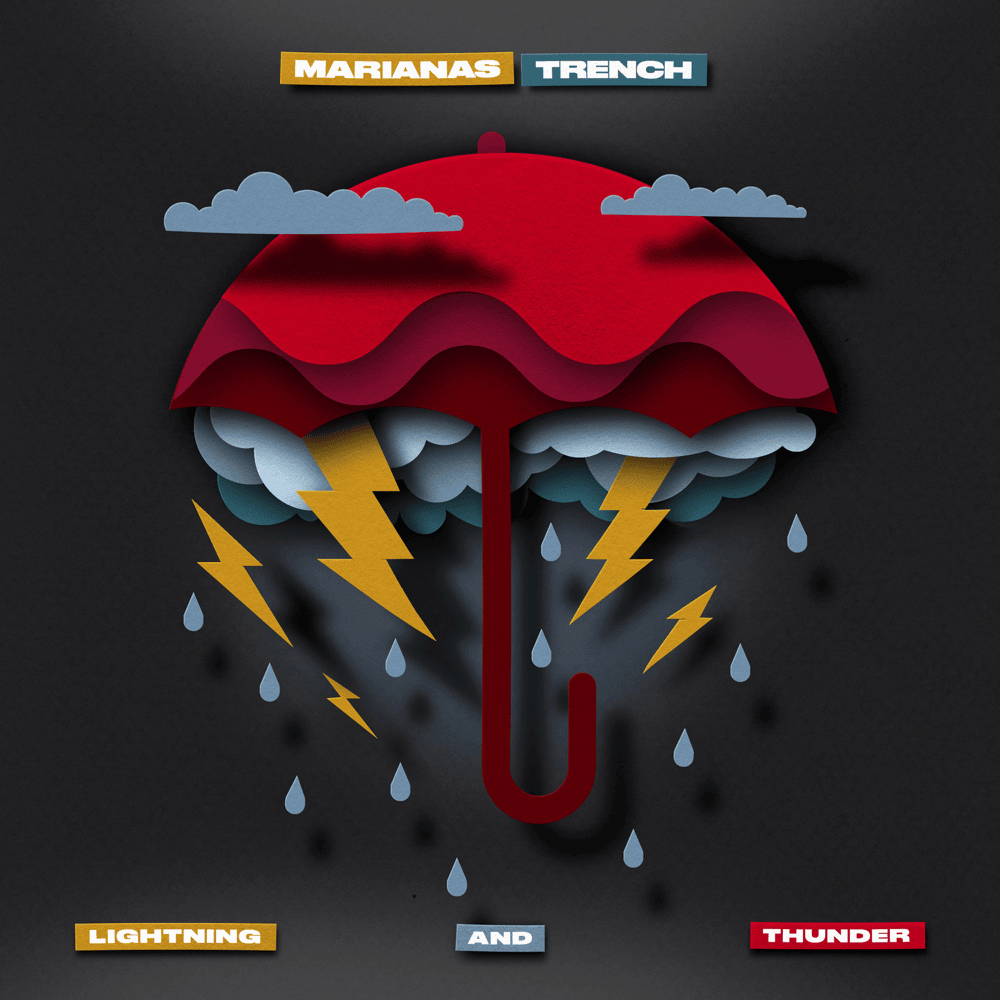 Album cover art for "Lightning and Thunder" by Marianas Trench