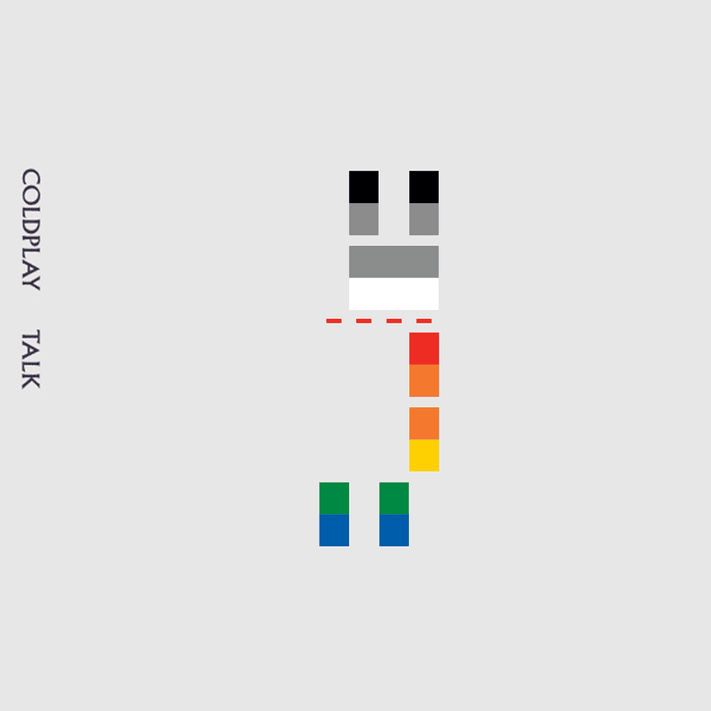 Album cover art for "Gravity" by Coldplay