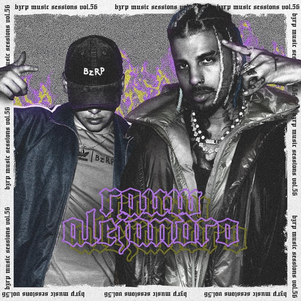 Album cover art for "Bizarrap & Rauw Alejandro - Rauw Alejandro: Bzrp Music Sessions, Vol. 56 (Deutsche Übersetzung)" by Genius Deutsche Übersetzungen