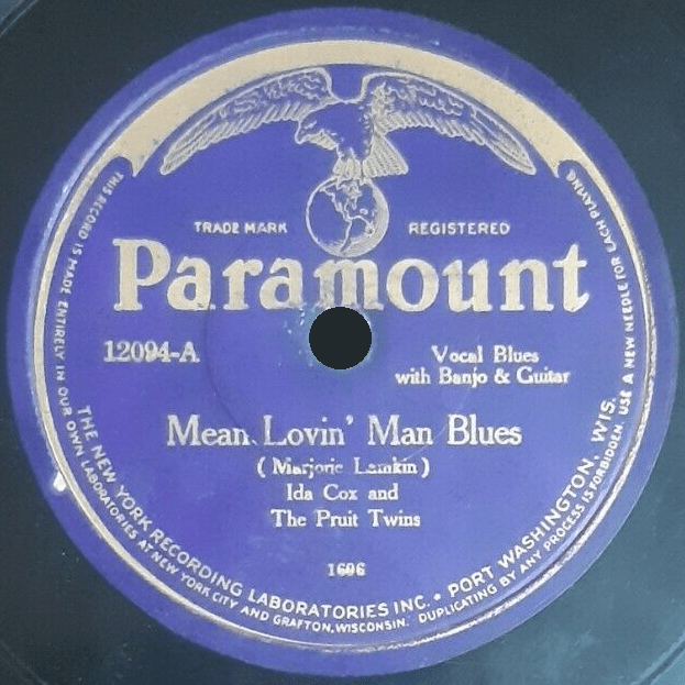Album cover art for "Mean Lovin’ Man Blues (Take 3)" by Ida Cox