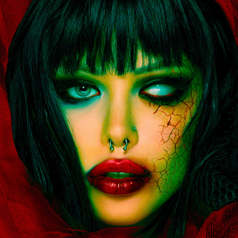 Album cover art for "PREY" by Alice Glass