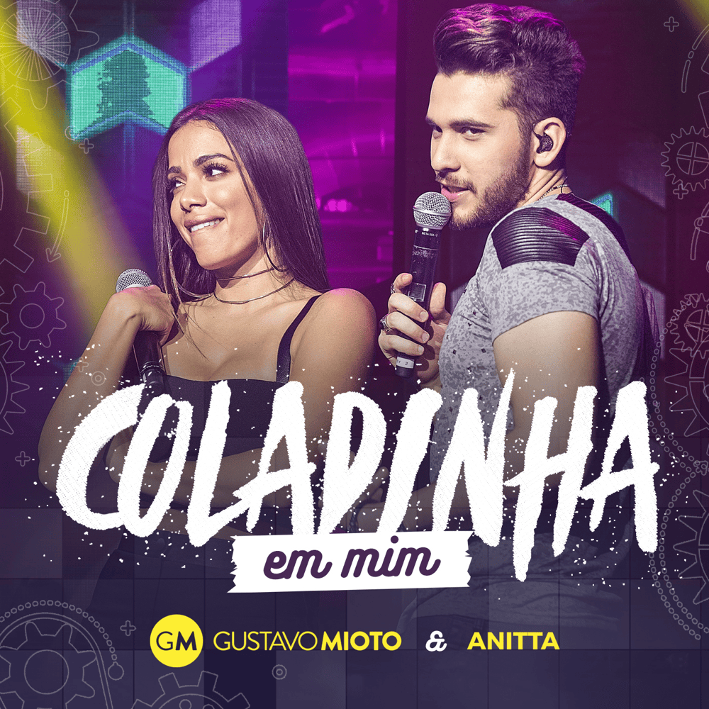 Album cover art for "Coladinha em Mim" by Gustavo Mioto & Anitta