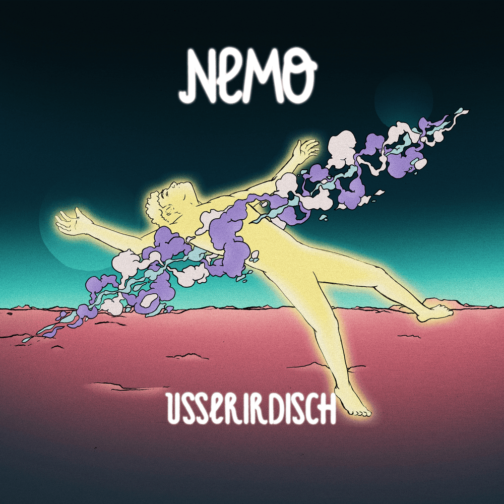 Album cover art for "Usserirdisch" by Nemo