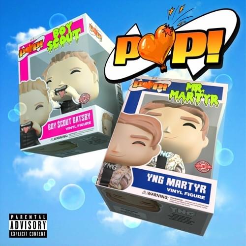 Album cover art for "POP!" by YNG Martyr