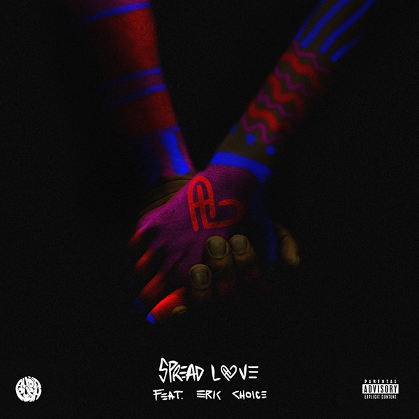 Album cover art for "Spread Love" by Audio Push & Eric Choice
