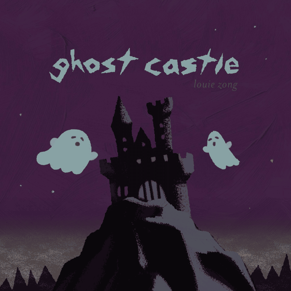 Album cover art for "Ghost Castle" by Louie Zong