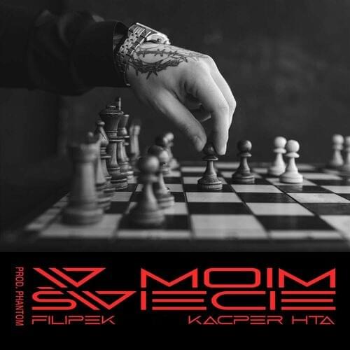 Album cover art for "W moim świecie" by Filipek & Kacper HTA