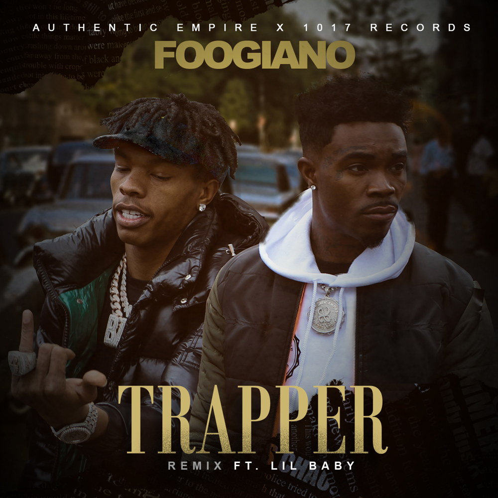 Album cover art for "TRAPPER (Remix)" by Gucci Mane & Lil Baby