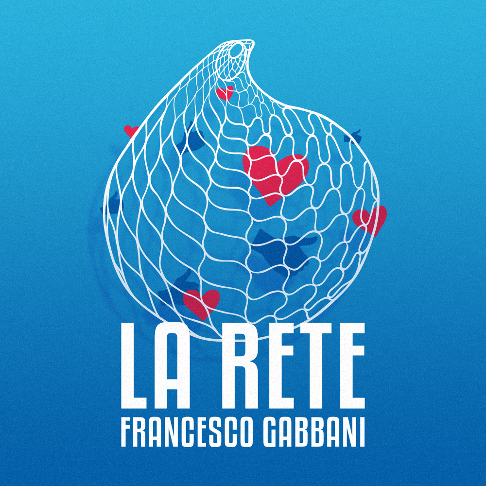 Album cover art for "La Rete" by Francesco Gabbani