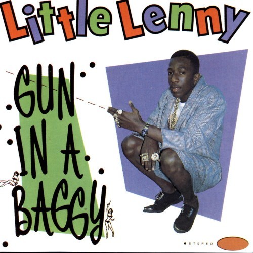 Album cover art for "Gun In A Baggy" by Little Lenny
