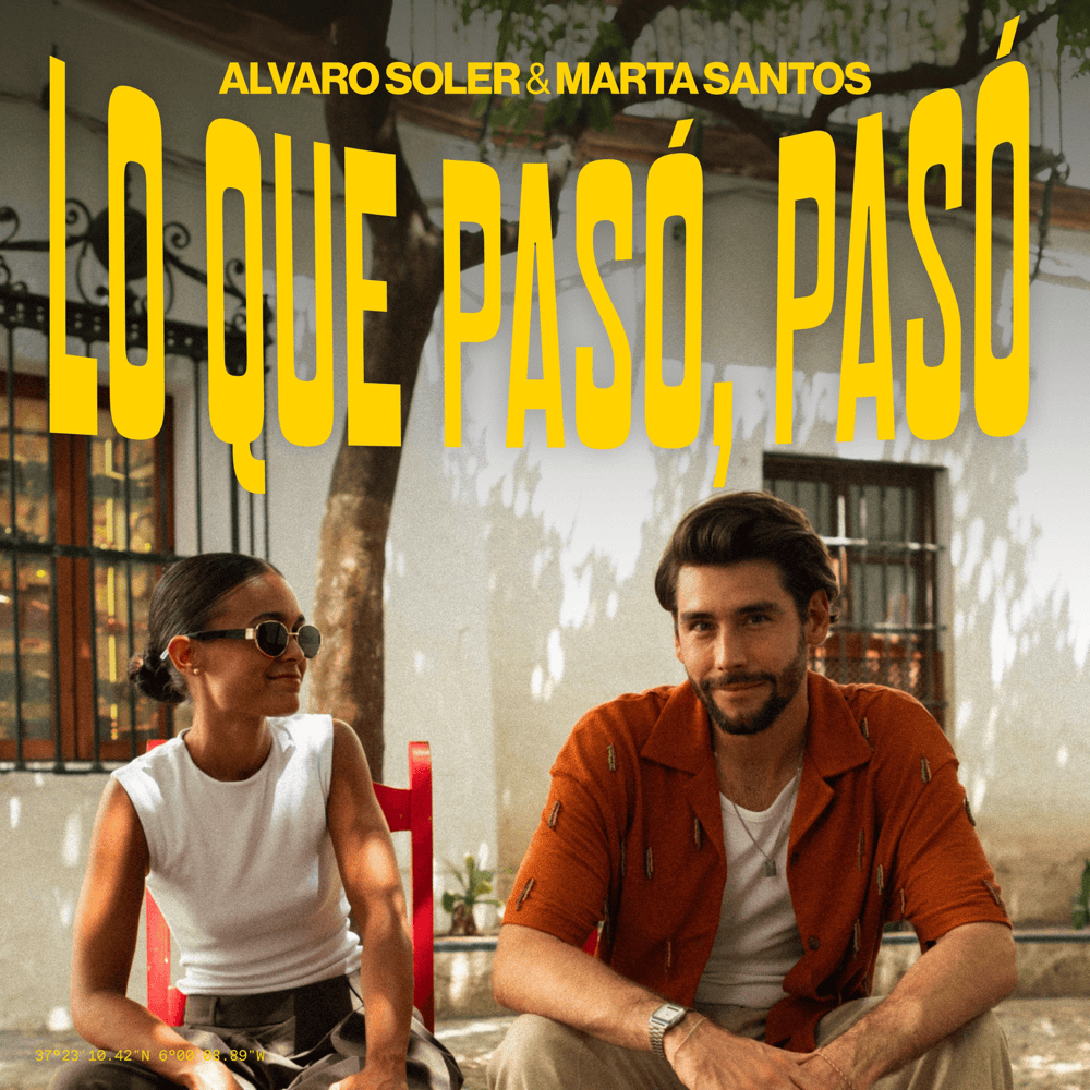 Album cover art for "Lo Que Pasó, Pasó" by Alvaro Soler & Marta Santos