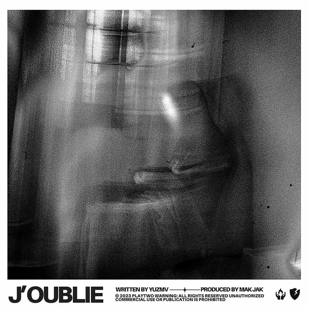 Album cover art for "J’oublie" by Yuzmv