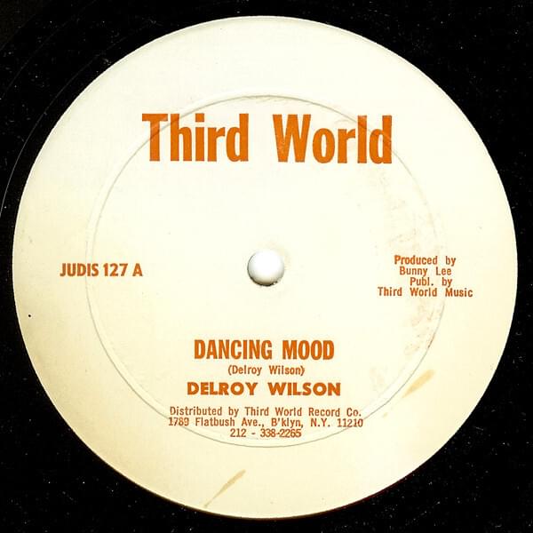 Album cover art for "Dancing Mood (1979 Version)" by Delroy Wilson