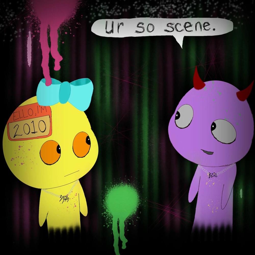 Album cover art for "2010" by Dot Dot Curve & brokeNCYDE & Samii Sykes