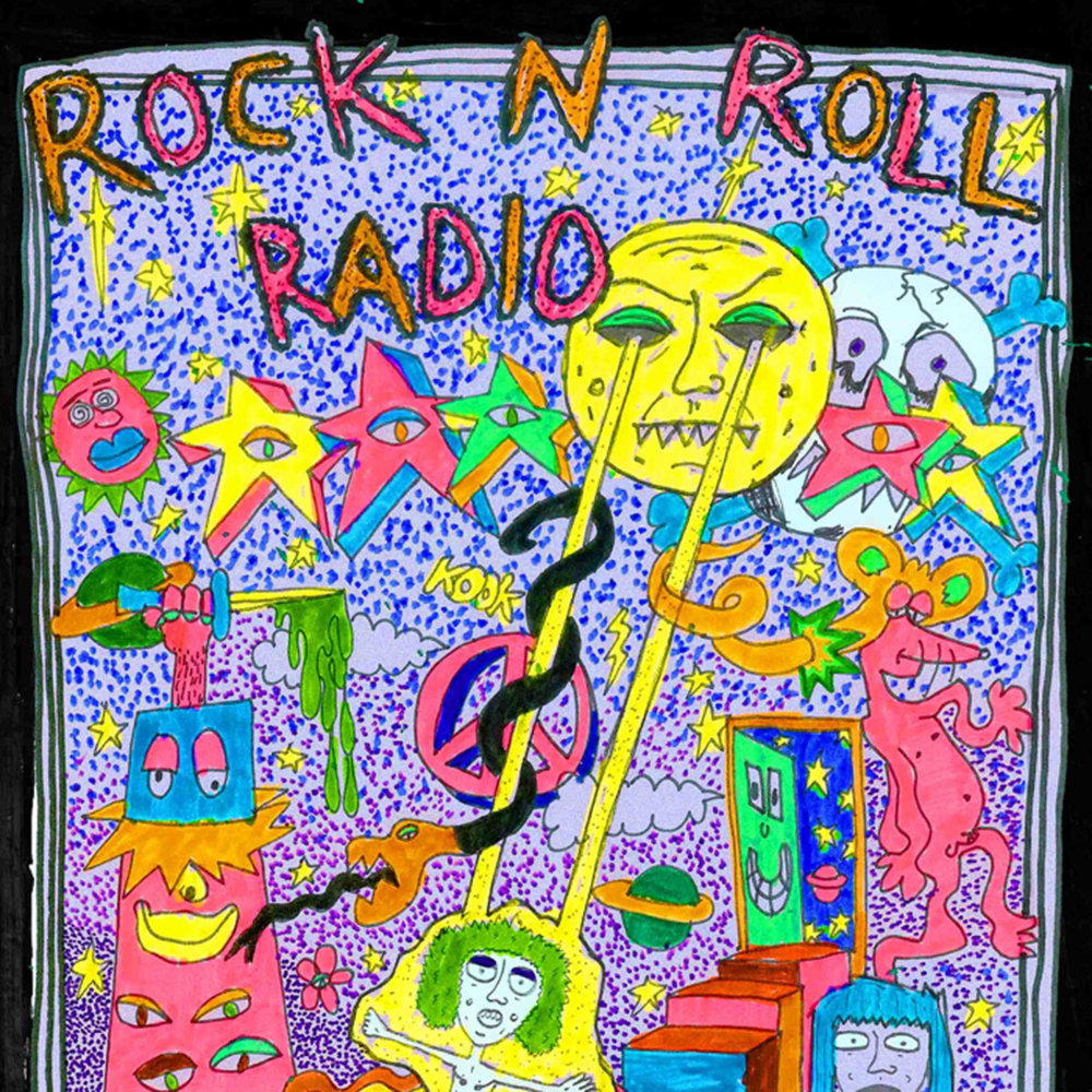 Album cover art for "Rock ‘n’ Roll Radio" by Skegss