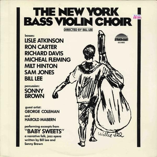 Album cover art for "John Coltrane" by The New York Bass Violin Choir